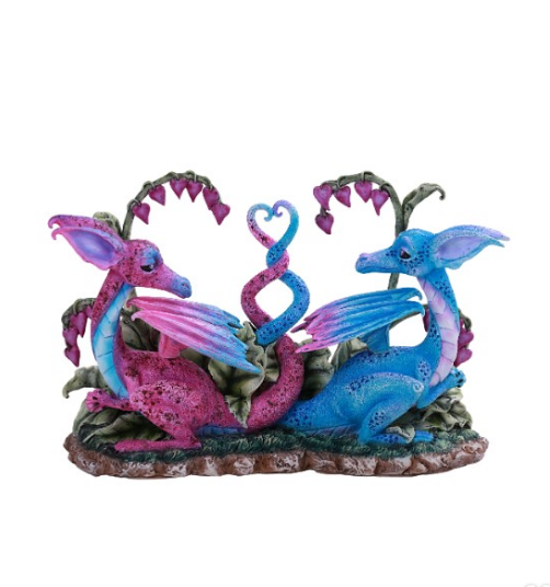 Pacific - Love Dragons Statue 12958