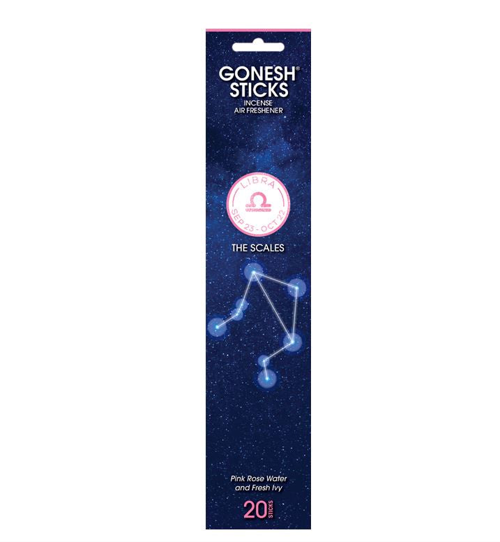 Gonesh - Zodiac Collection "Libra" Incense Sticks 20ct.