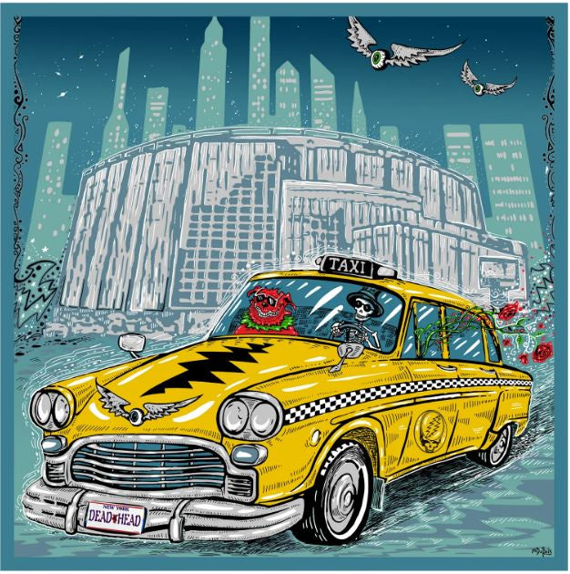 HappyLife - Grateful Dead Yellow Cab Offset Print