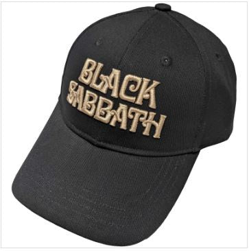 Rock Off - Black Sabbath Text Logo Unisex Baseball Cap