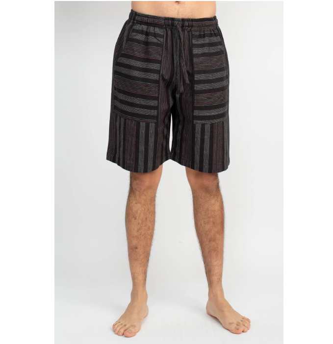 Lakhay's - Yarn Dye Stripe Mens Cotton Shorts