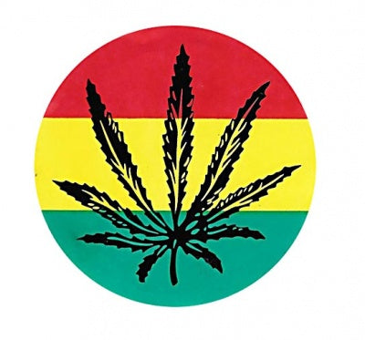 Gypsy - Rasta Cannabis Leaf Sticker