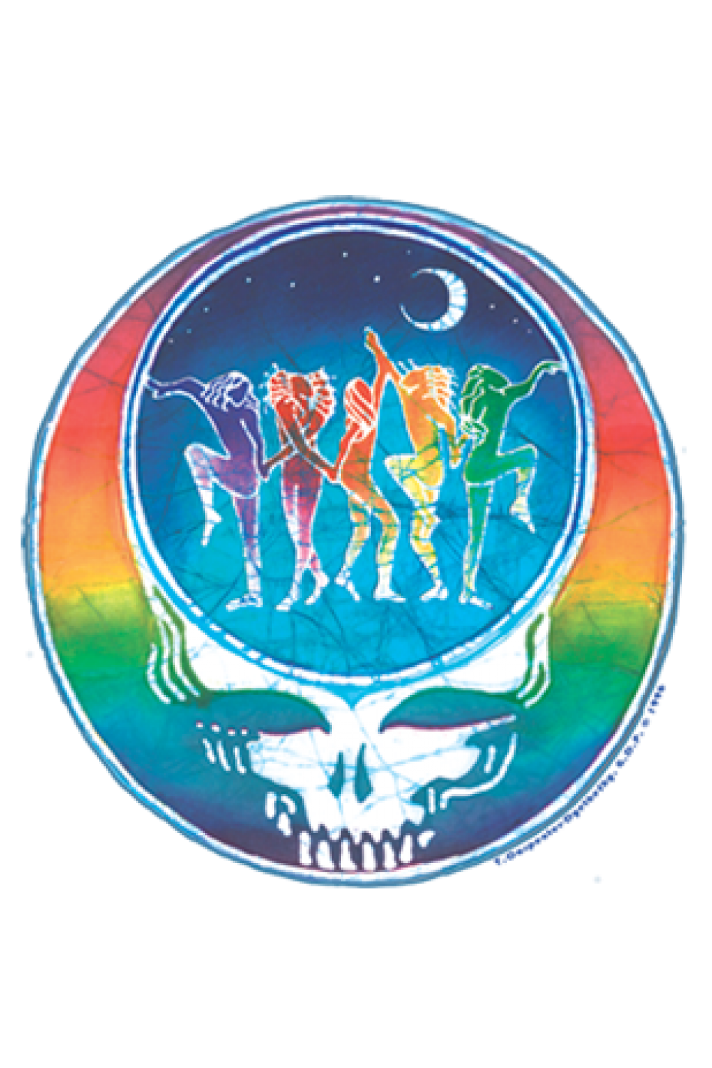 Grateful Dead Dance Your Face 5.5" Sticker