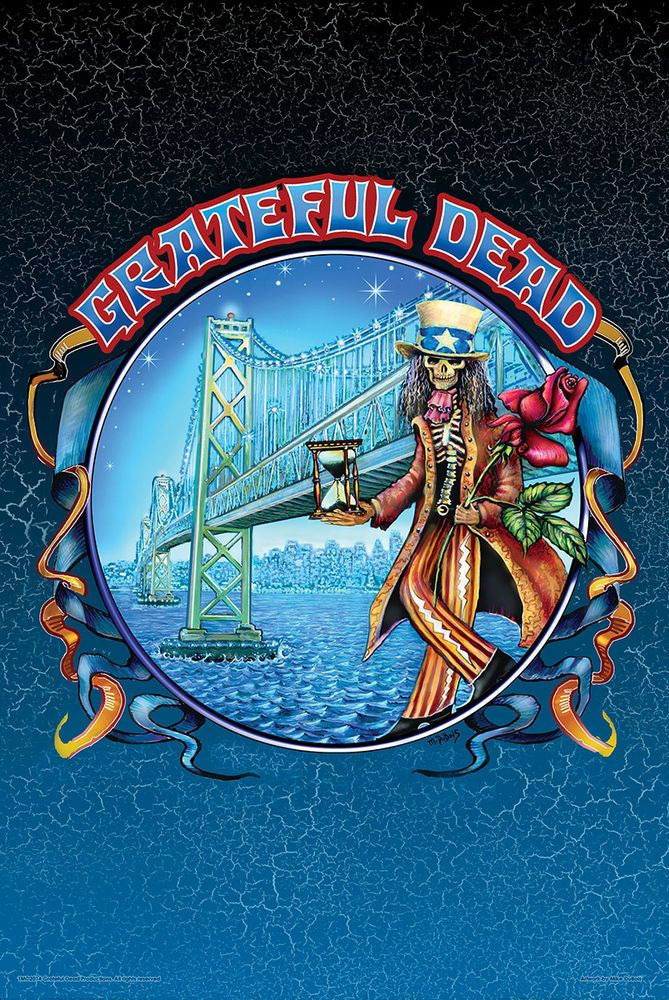 Grateful Dead - Bay Bridge Poster