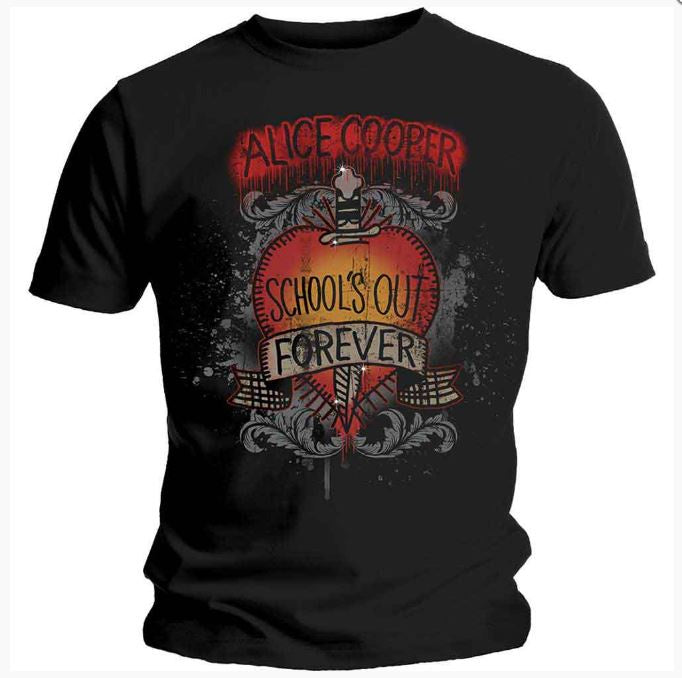 Rock Off - Alice Cooper "Schools Out Dagger" Unisex T-Shirt