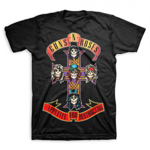 Guns N Roses Appetite for Destruction Jumbo Logo T-Shirt