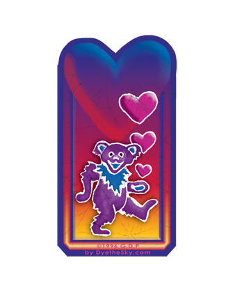 Dye the Sky - Bear Heart Sticker