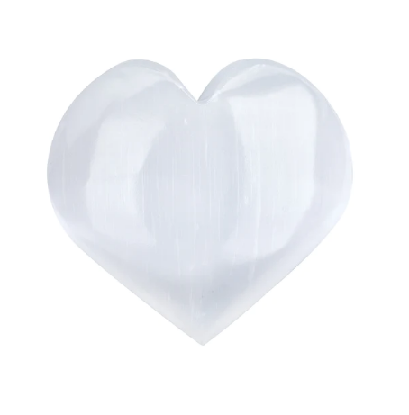 Earth's Elements - Selenite Carved Hearts