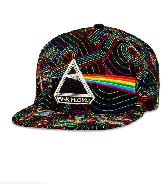 Grassroots - Pink Floyd DSOTM V2 Black Rainbow Fitted Hat