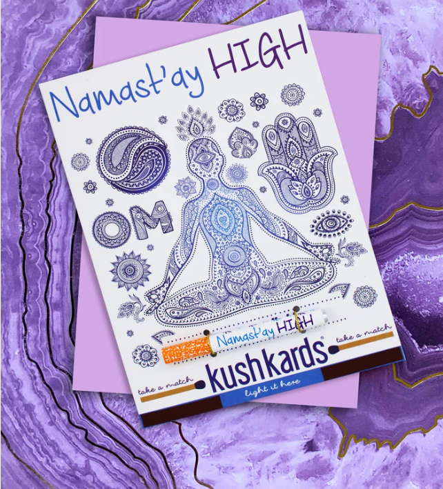 Kush Kards - Namastay High Greeting Cards