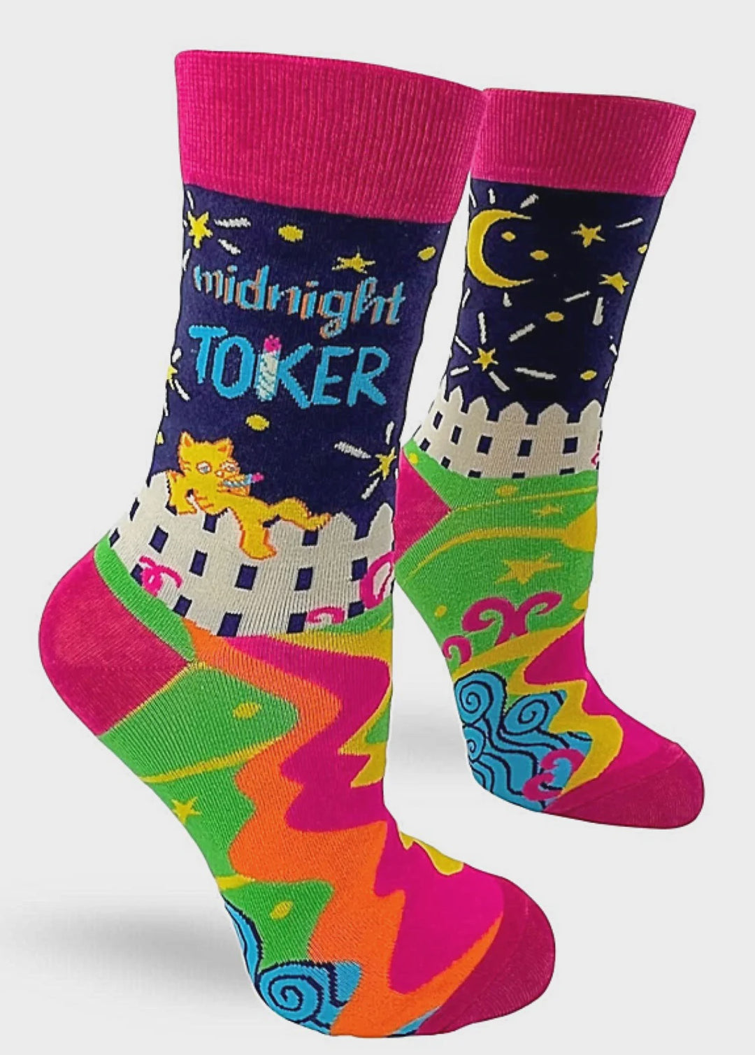 Midnight Toker Women's Crew Socks