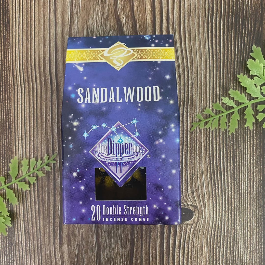 Dipper Incense Cones- Sandalwood