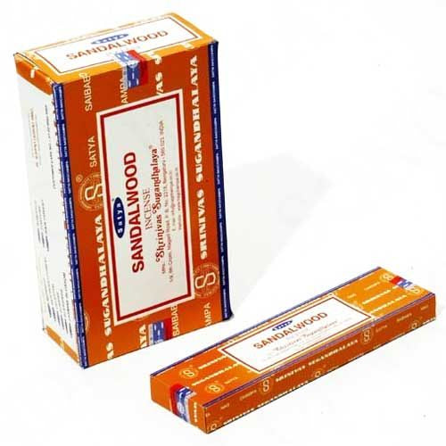 Satya - Nag Champa Sandalwood 100g Incense Sticks