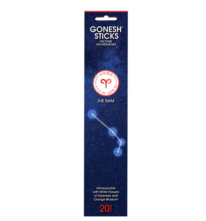 Gonesh - Zodiac Collection "Aries" Incense Sticks 20ct.