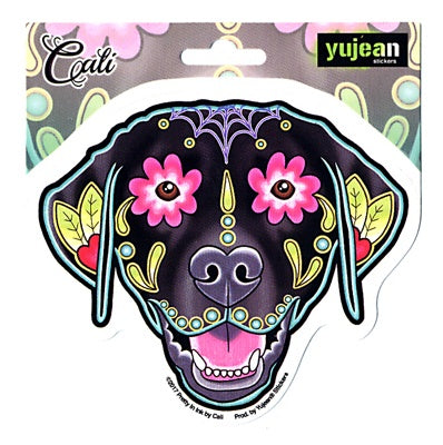 Yujean - Black Lab Sticker