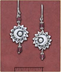 Tidepool - Sun & Moon Sterling Earrings