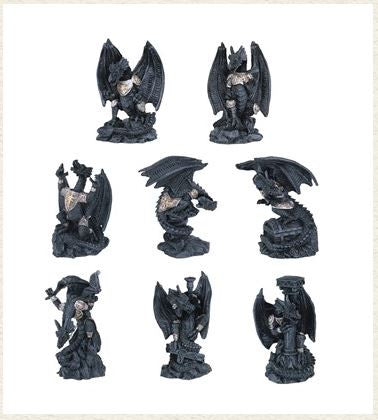 GSC - Mini Black Dragon Statue
