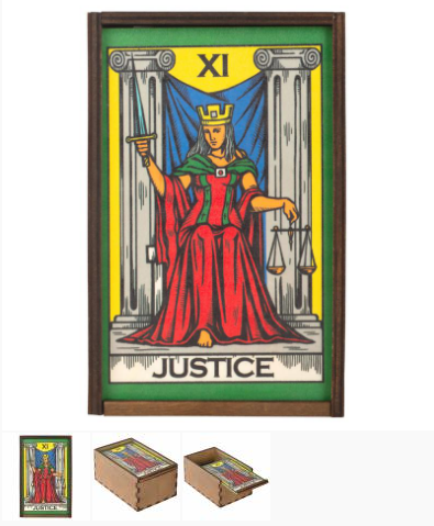 Benjamin - Justice Tarot Card Box 63023