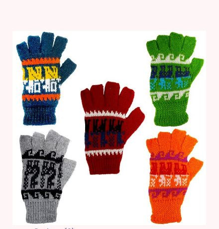 Pichincha - Alpaca Acrylic Fingerless-Tip Gloves