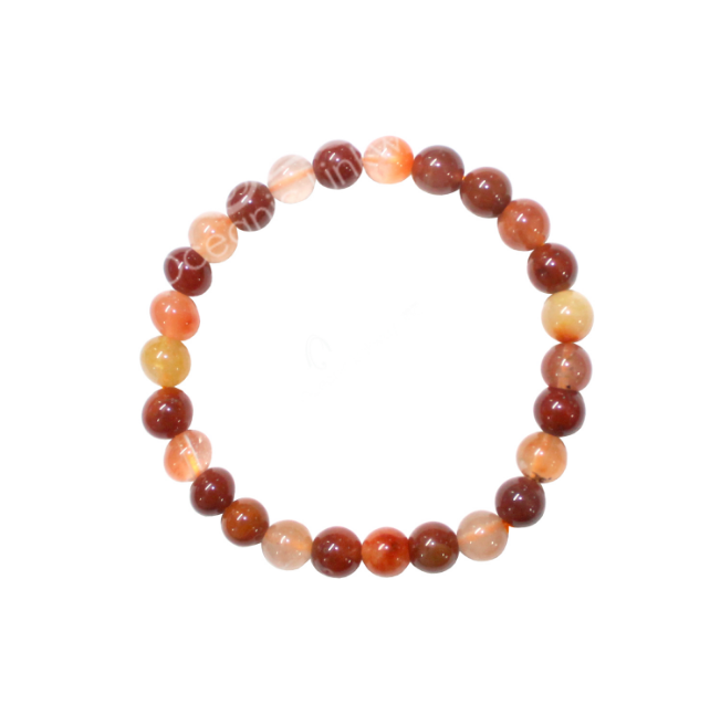 Oceanic - Multicolored Rutilated Quartz Beaded Bracelet