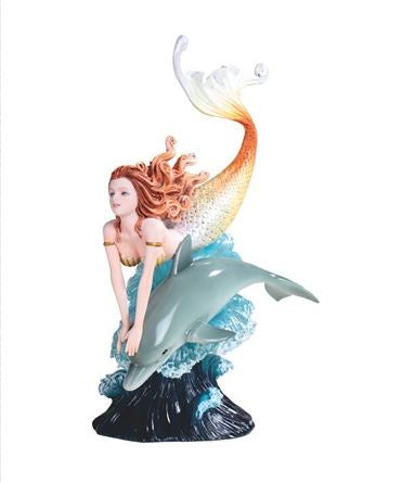 GSC - Mermaid w/Dolphin Statue