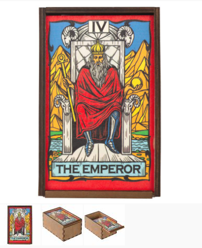Benjamin - The Emperor Tarot Card Box