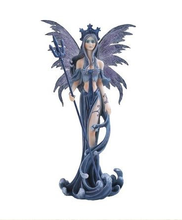 GSC - Blue Water Fairy of the Seas w/Trident Statue