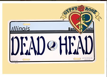 Grateful Dead - Illionois Dead Head License Plate