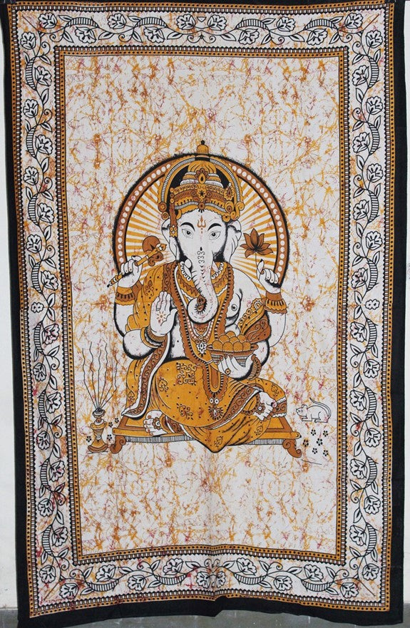 Cotton Ganesha Tapestry SS449