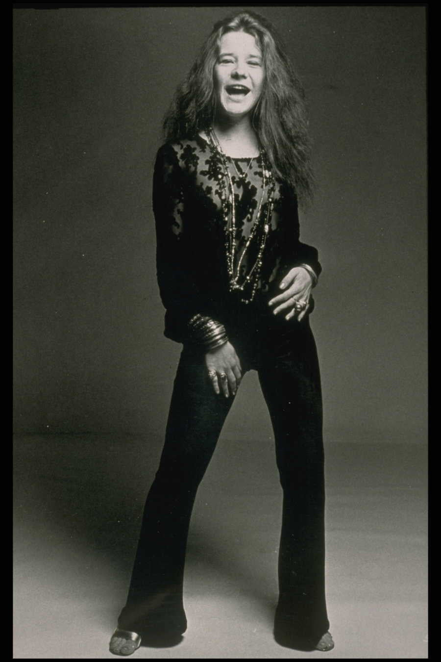 Janis Joplin Standing Poster