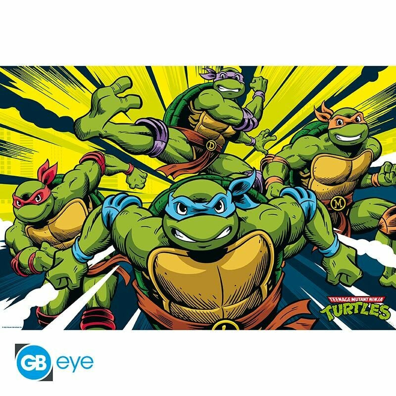 TMNT Turtles in Action Poster