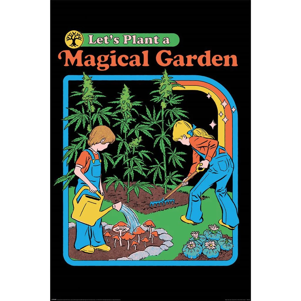 Steven Rhodes Magical Garden Poster