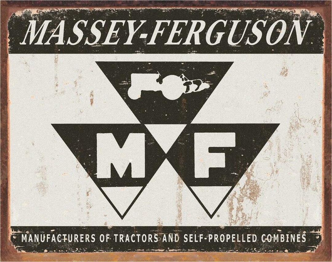 massey ferguson logo tin sign