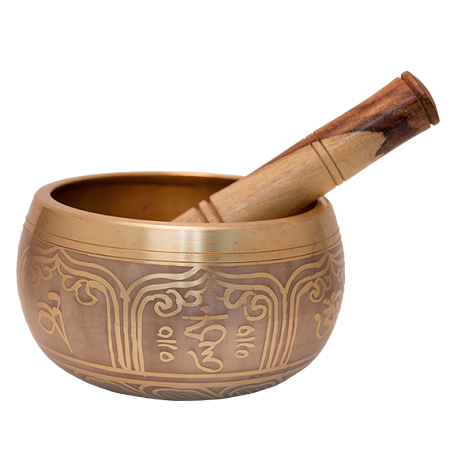 4" Gold Tibetan Singing Bowl