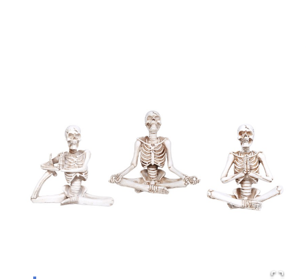 Pacific - Yoga Skeleton Statue 12842