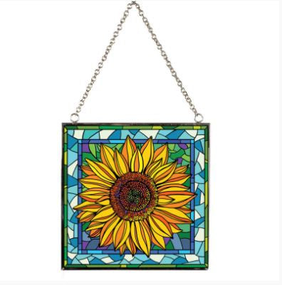 Suncatcher - Stain Glass Sunflower Suncatcher