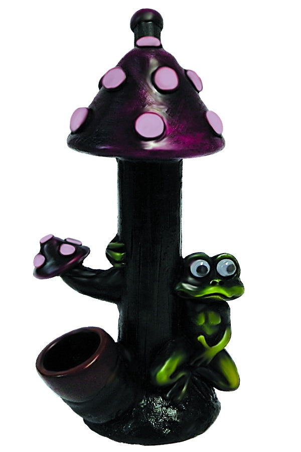 Mushroom Frog - Resin Hand Made Pipe