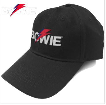 Rock Off - David Bowie "Aladdin Sane Bolt Logo" Baseball Cap