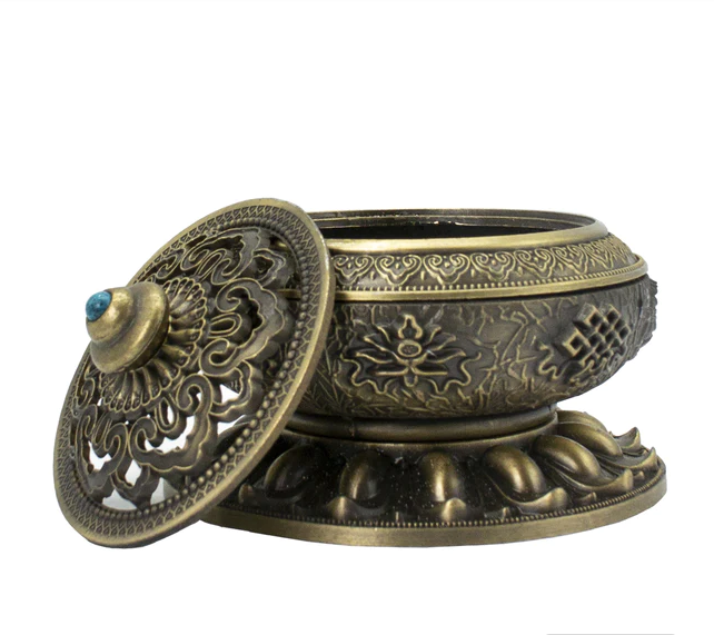 Original Source - Tibetan Brass Incense Burner