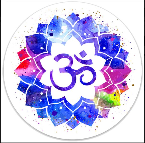 Om Mandala 4x4" Sticker