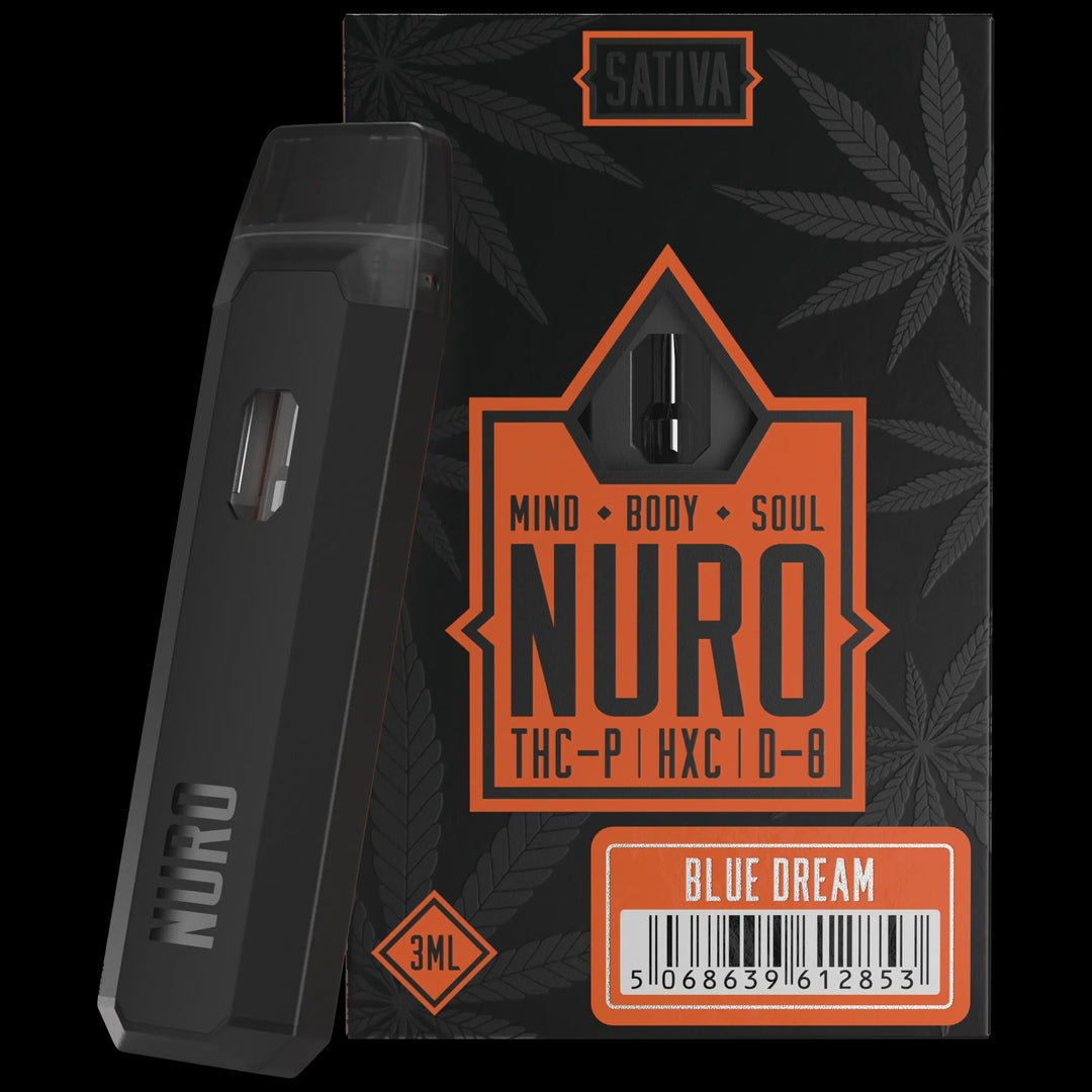 Nuro THC-P HXC D8 Disposable Vape 3ml - Blue Dream Penny Lane Gifts Nuro THC-P HXC D8 Disposable Vape 3ml - Blue Dream Penny Lane Gifts
