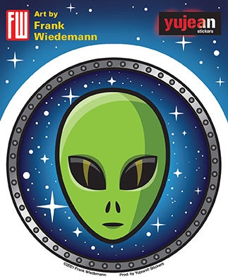 Wiedemann Space Alien Sticker