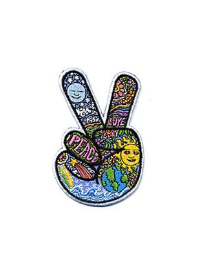 Psychedelic Peace Fingers Patch PH527