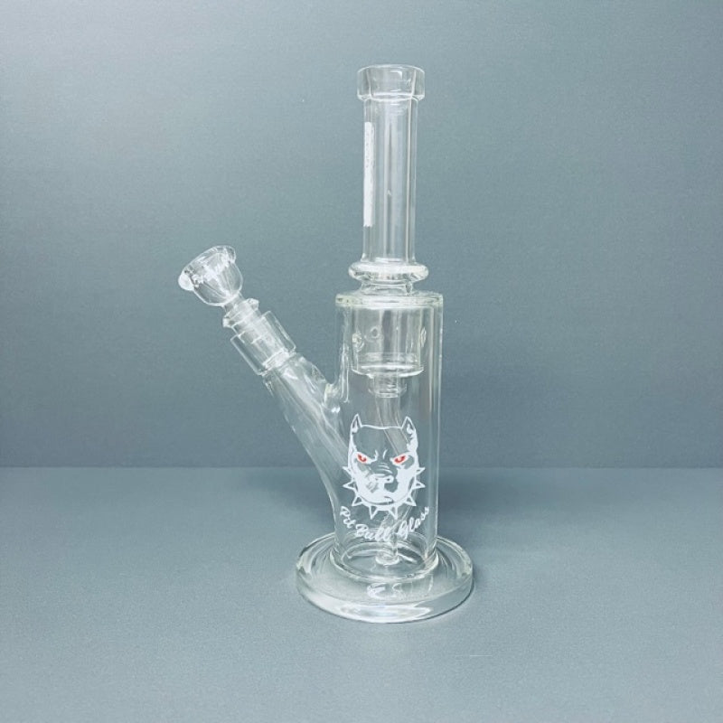 12" Pit Bull Water Pipe Clear