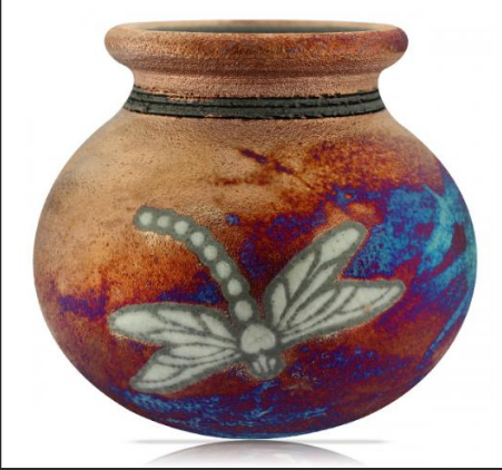 Raku Potteryworks - Medium Silhouette Vase 4"
