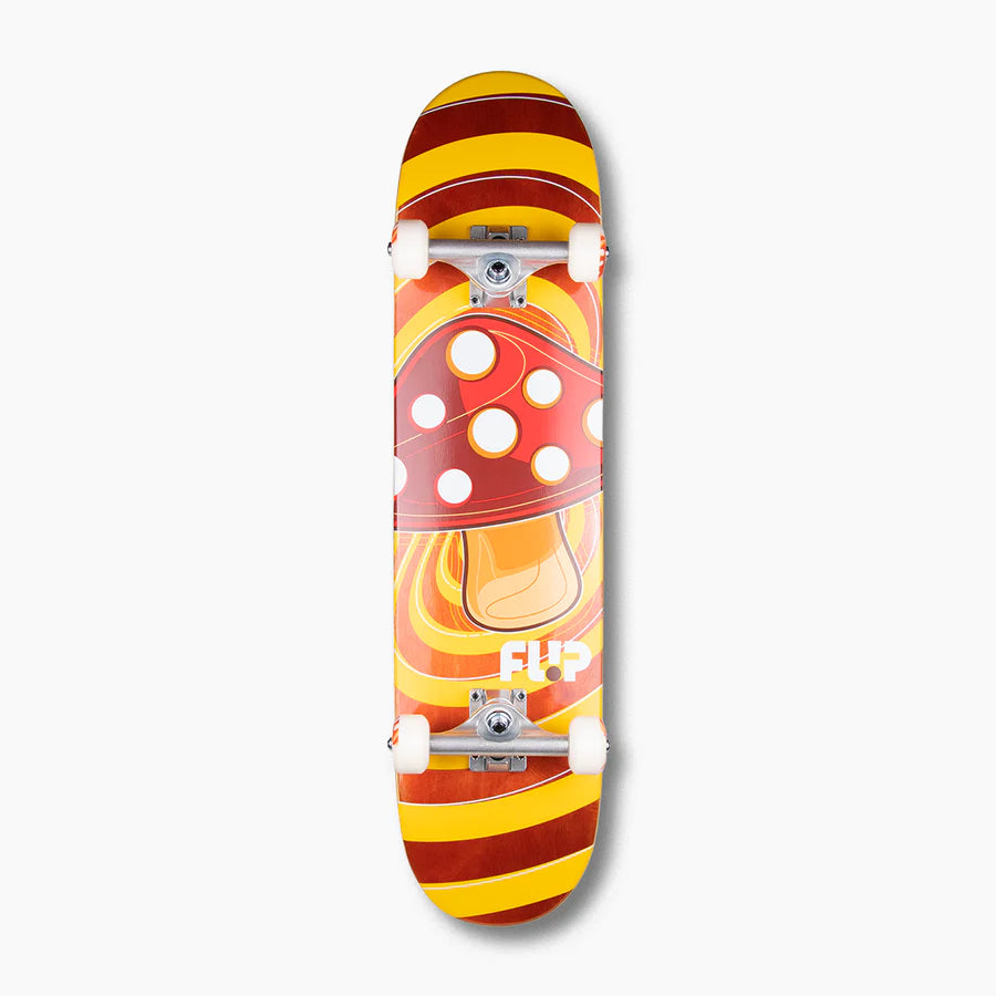 Flip Pop Shroom Complete 7.5 Orange Skateboard