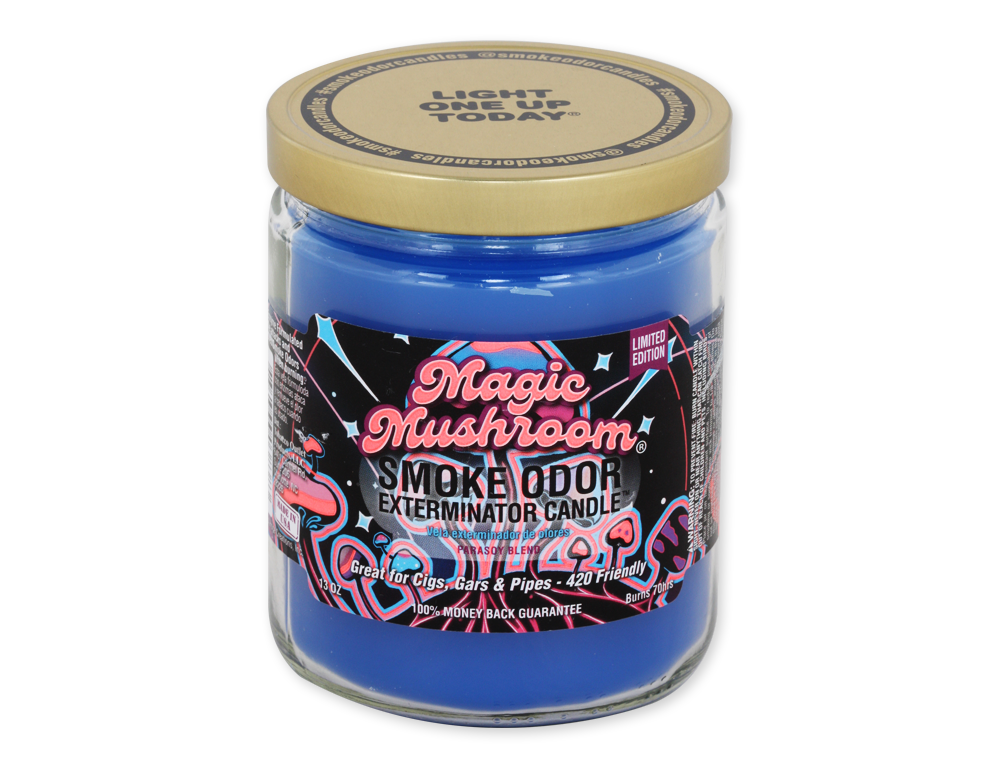 13 oz. Magic Mushroom Smoke Odor Exterminator Candle
