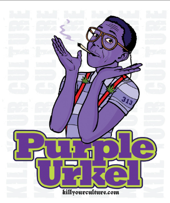 Kill Your Culture - Purple Urkel Decal Sticker