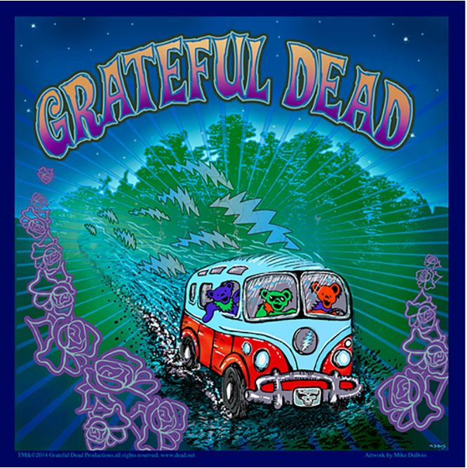 HappyLife - Grateful Dead Bus Trip Offset Print