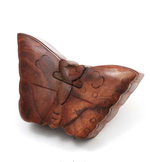 RExpo - Wooden Butterfly Puzzle Box